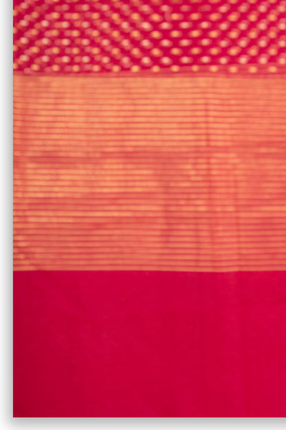 Printed Organza Dupatta - Pink