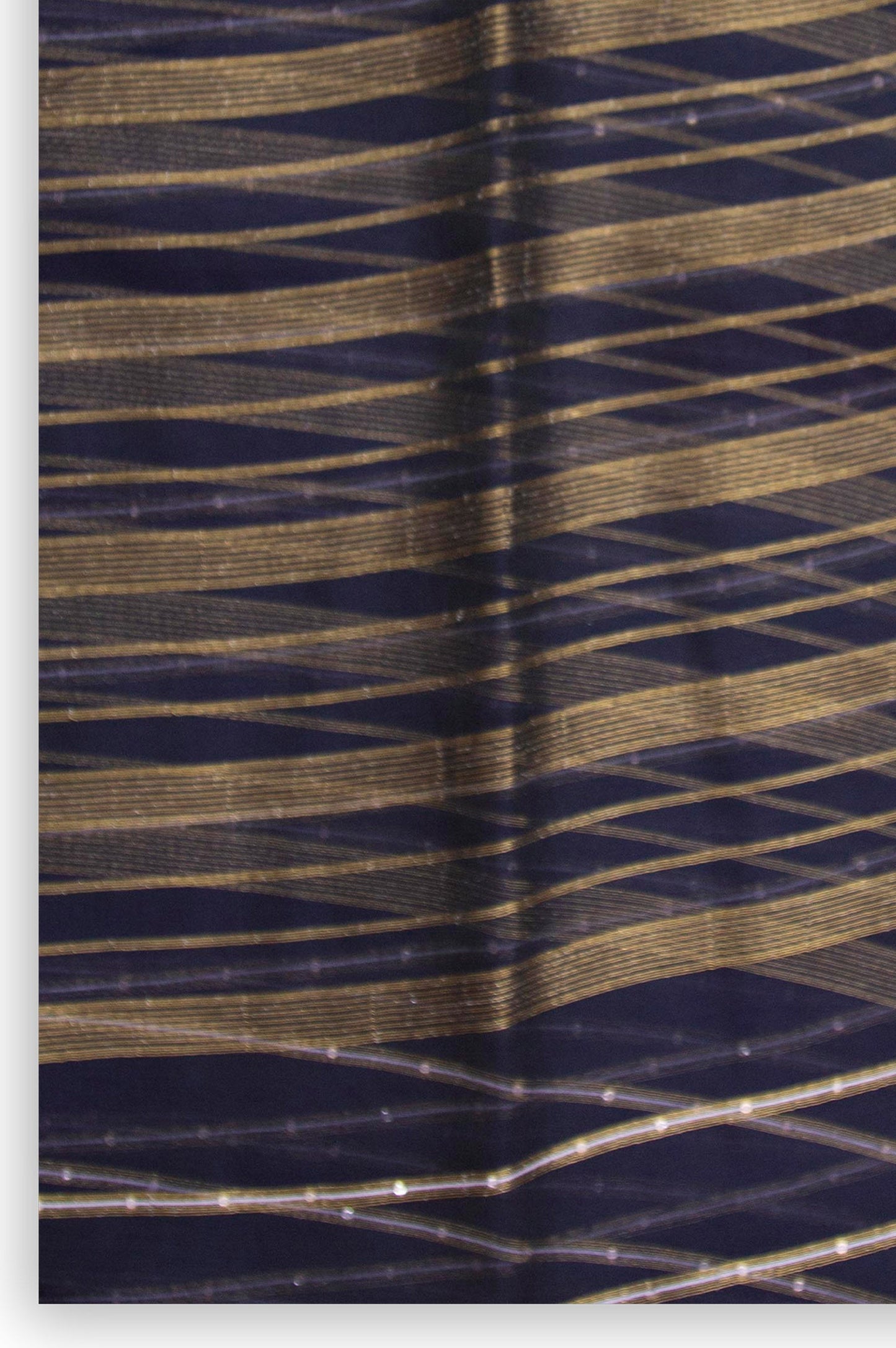Printed Woven Zari Gold Dupatta - Copper