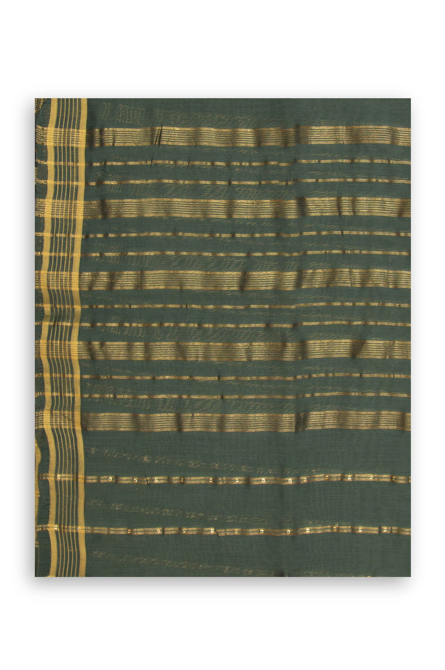 Printed Woven Zari Gold Dupatta - Maroon