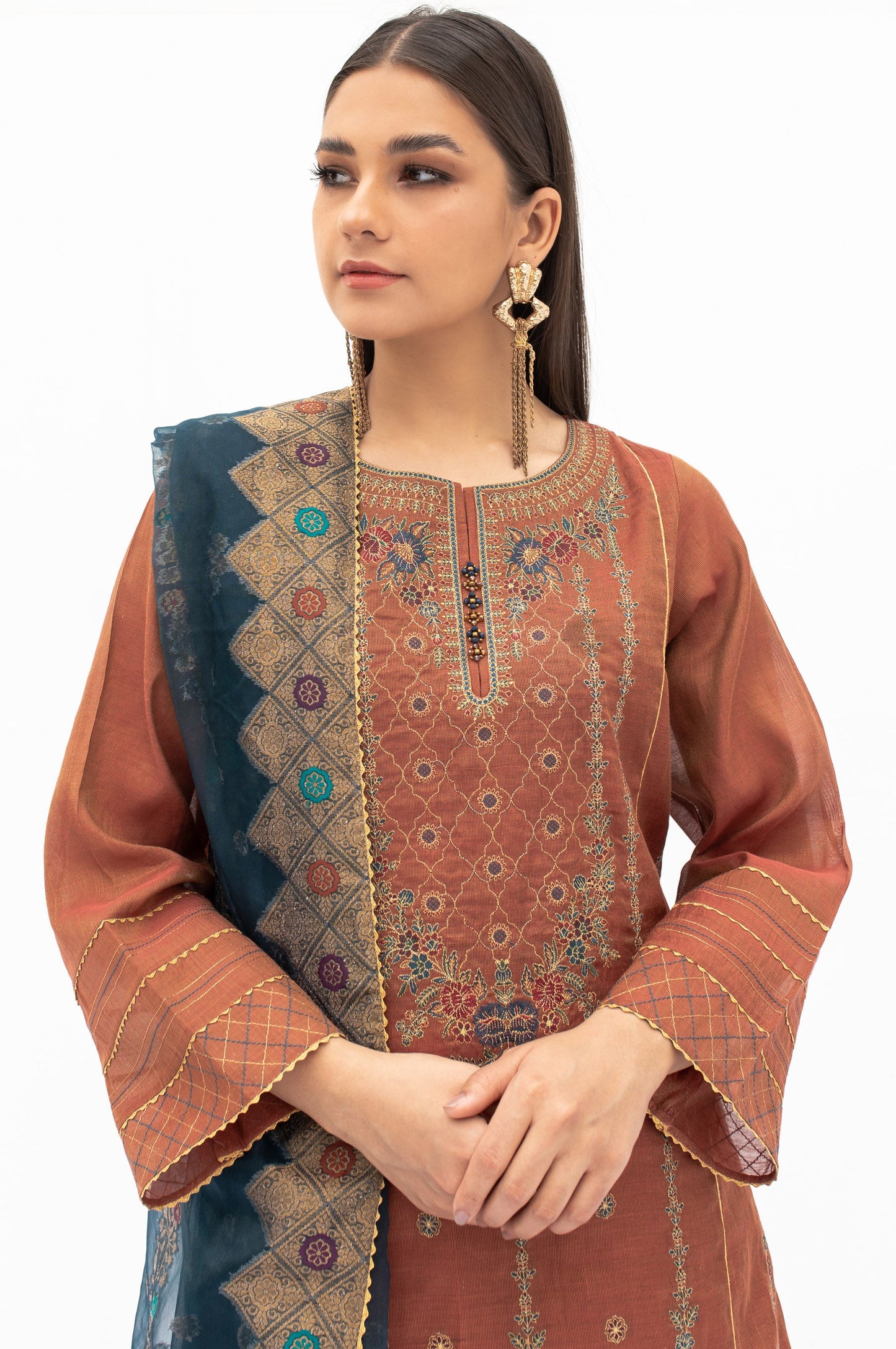 3 Piece Unstitched Embroidered Staple Mysuri Suit
