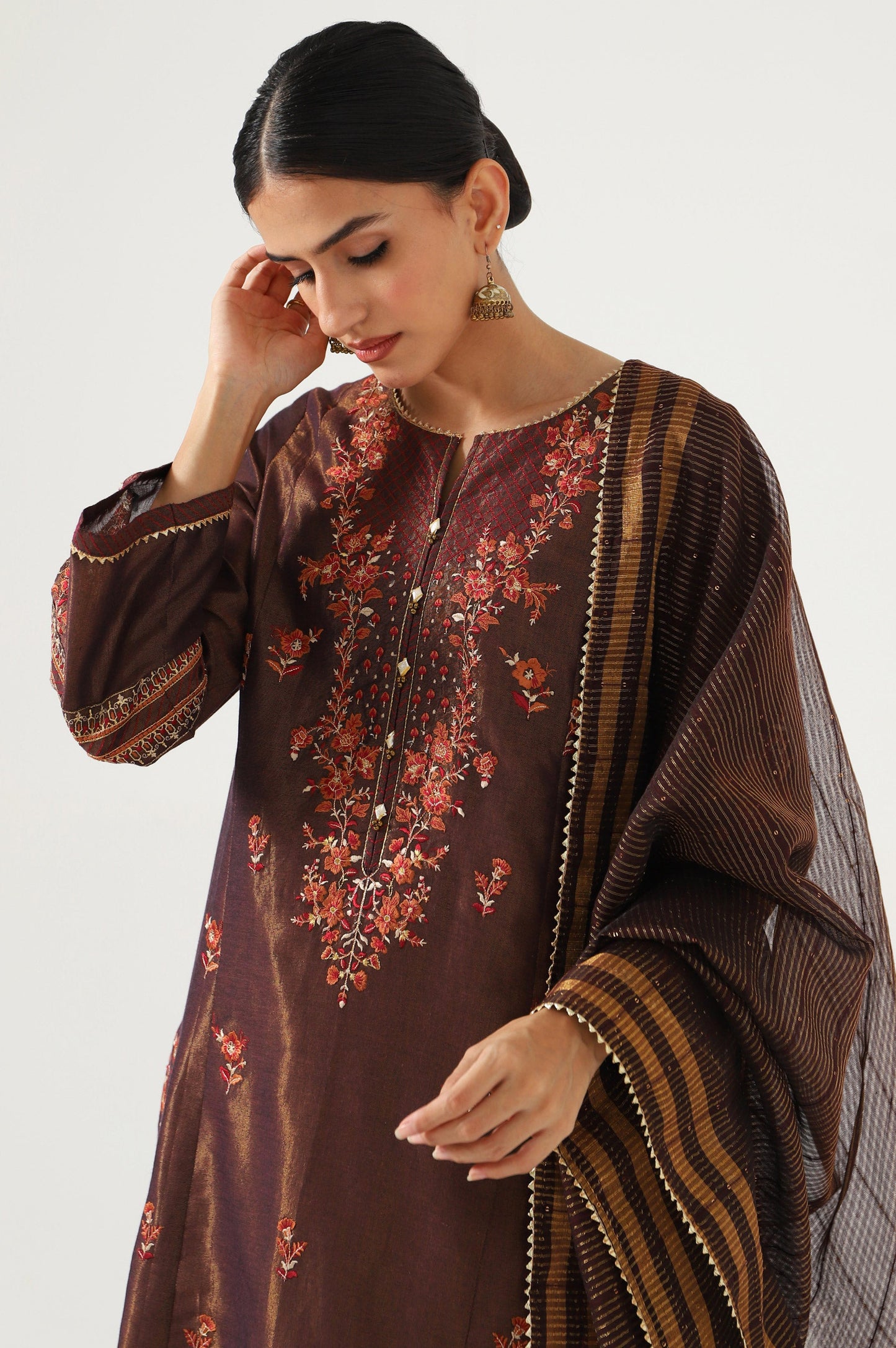 3 Piece Unstitched Embroidered Mysuri Suit