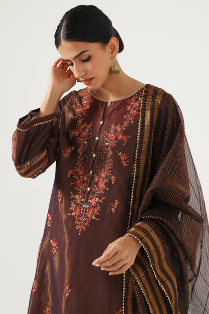 3 Piece Unstitched Embroidered Mysuri Suit