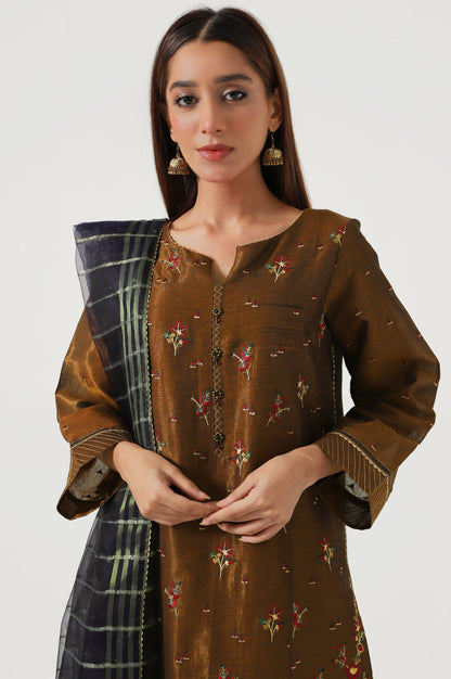 3 Piece Unstitched Embroidered Mysuri Suit