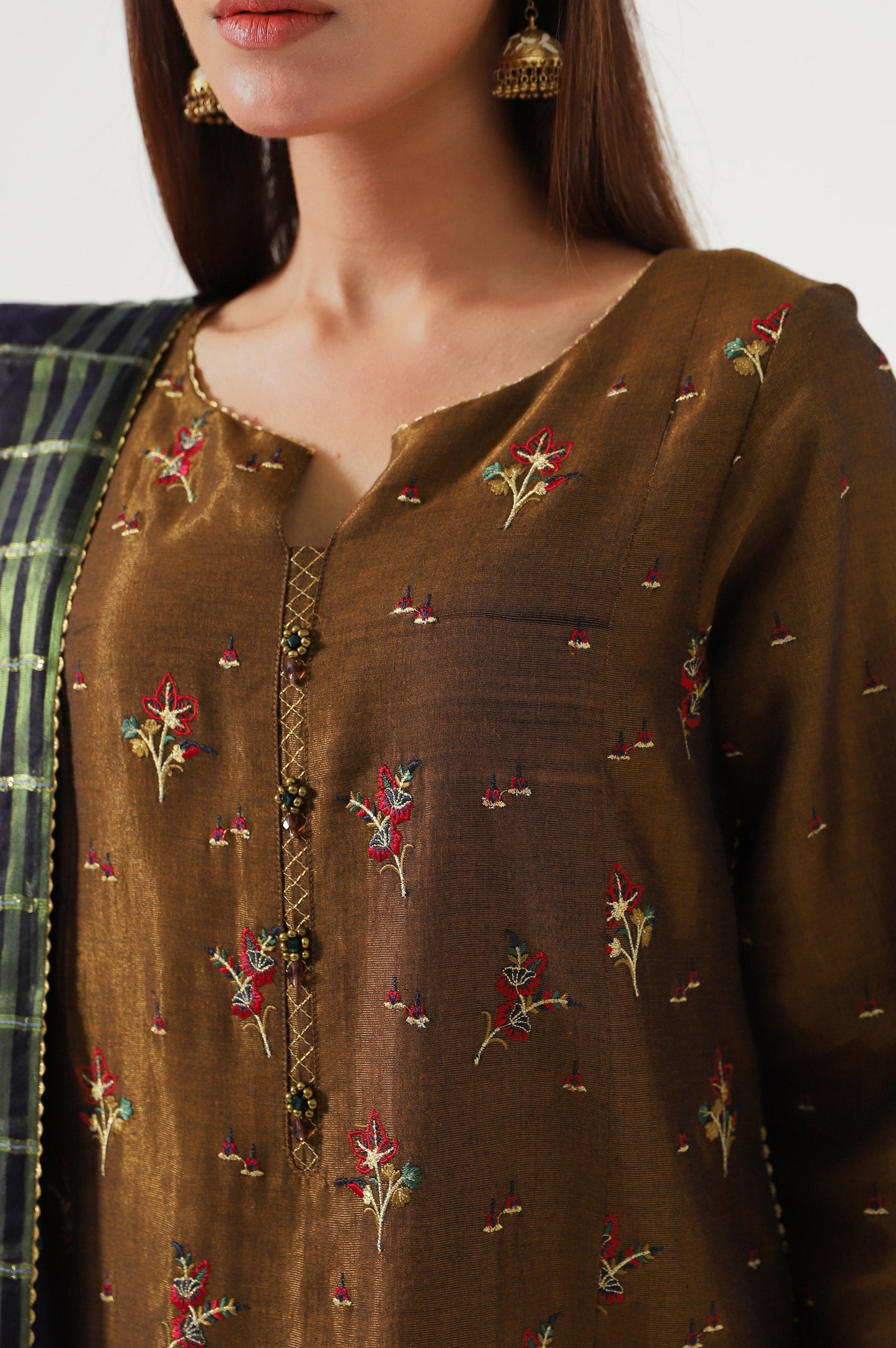 3 Piece Unstitched Embroidered Mysuri Suit