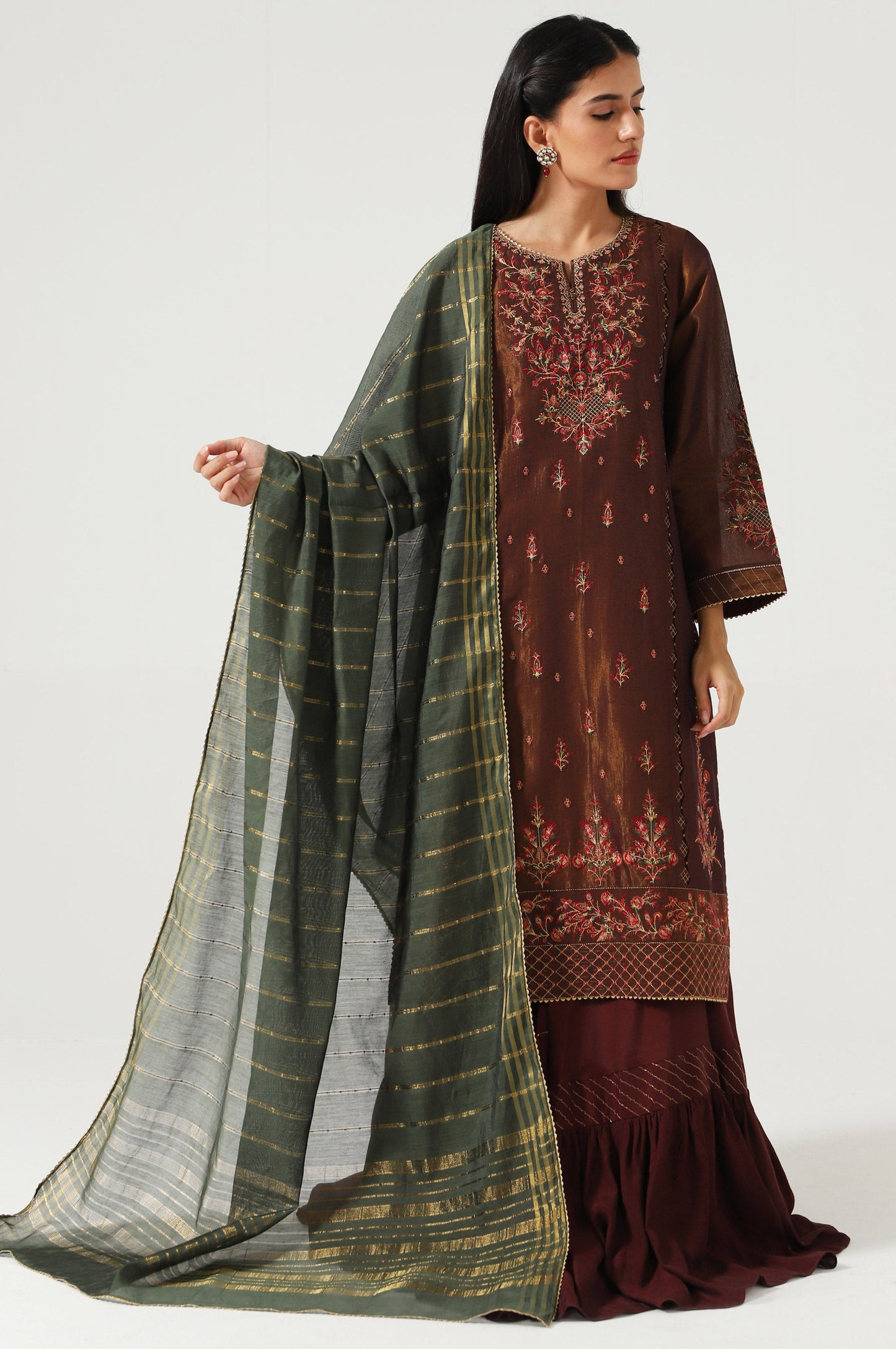 3 Piece Unstitched Embroidered Mysuri Suit