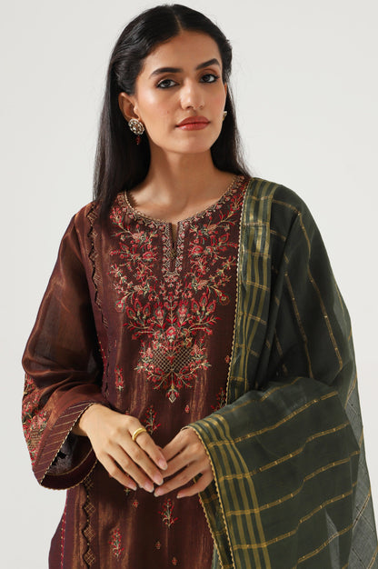 3 Piece Unstitched Embroidered Mysuri Suit