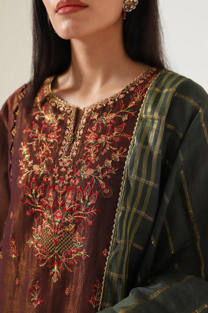 3 Piece Unstitched Embroidered Mysuri Suit