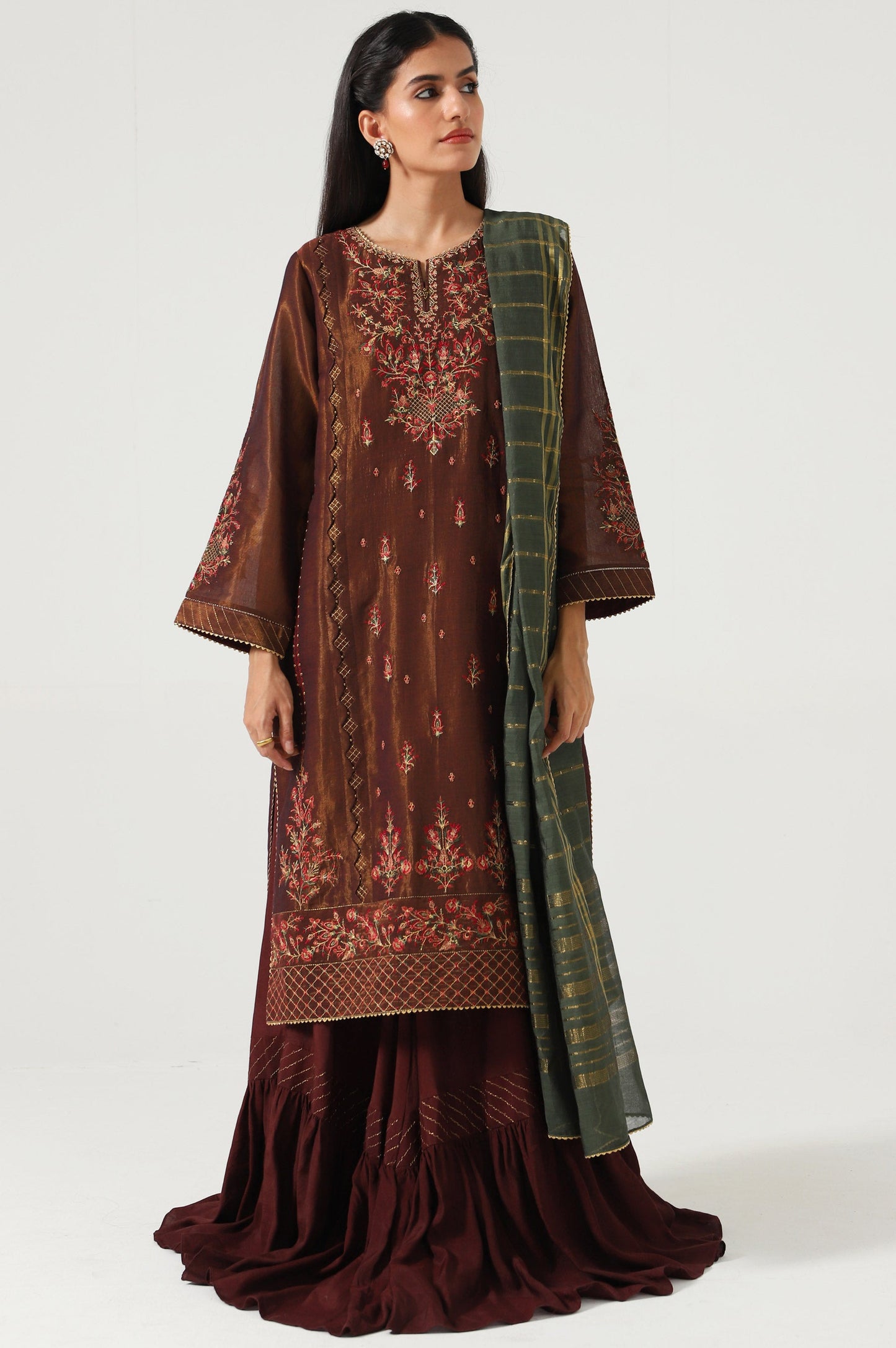 3 Piece Unstitched Embroidered Mysuri Suit