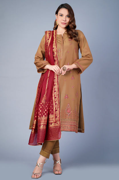 3 Piece Unstitched Embroidered Staple Mysuri Suit