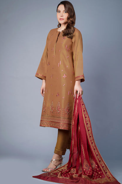 3 Piece Unstitched Embroidered Staple Mysuri Suit