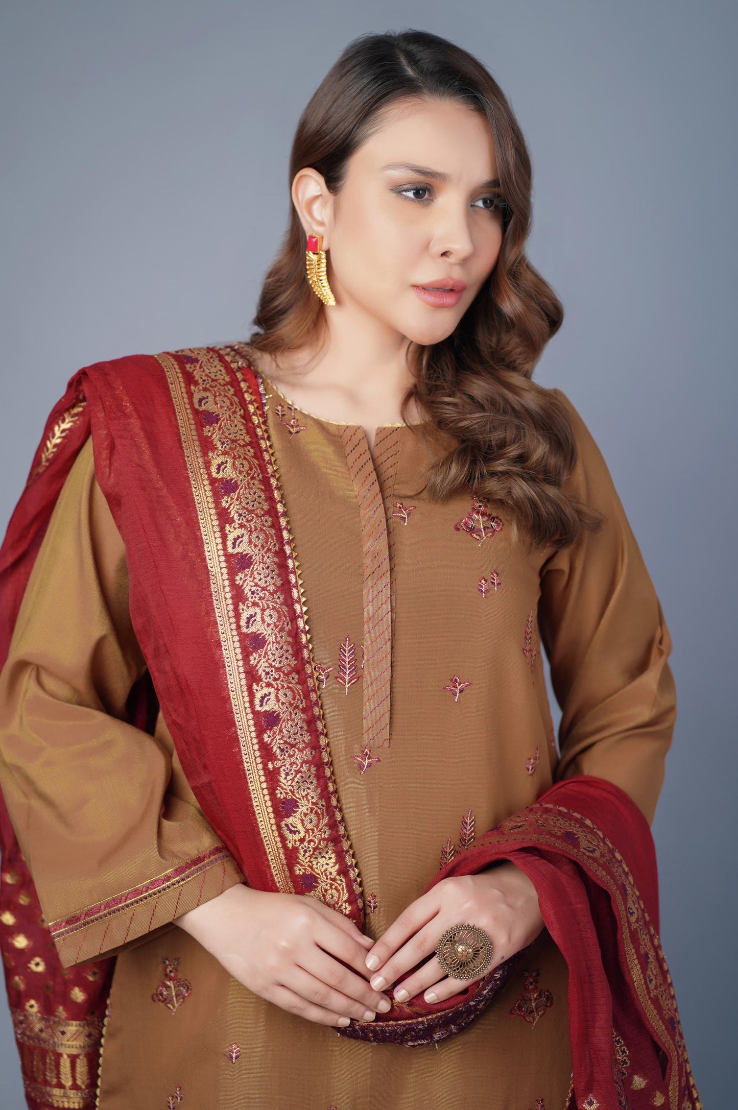 3 Piece Unstitched Embroidered Staple Mysuri Suit