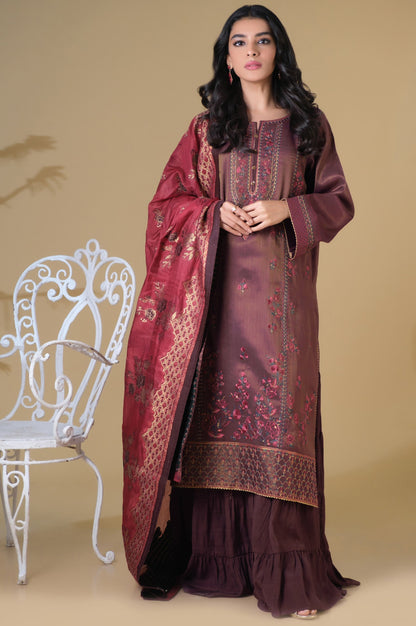 3 Piece Unstitched Embroidered Mysuri Suit