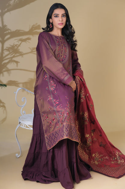 3 Piece Unstitched Embroidered Mysuri Suit