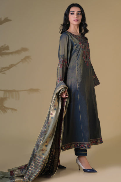 3 Piece Unstitched Embroidered Mysuri Suit
