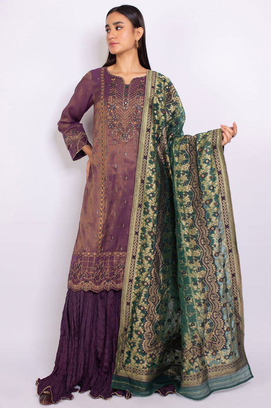 3 Piece Unstitched Embroidered Staple Mysuri Suit