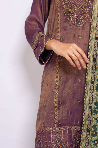 3 Piece Unstitched Embroidered Staple Mysuri Suit