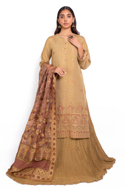 3 Piece Unstitched Embroidered Staple Mysuri Suit