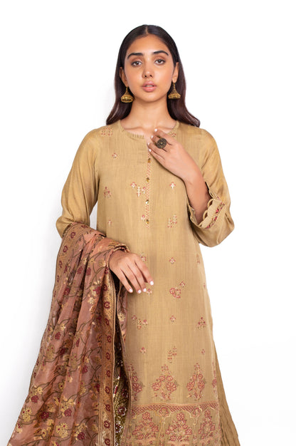 3 Piece Unstitched Embroidered Staple Mysuri Suit