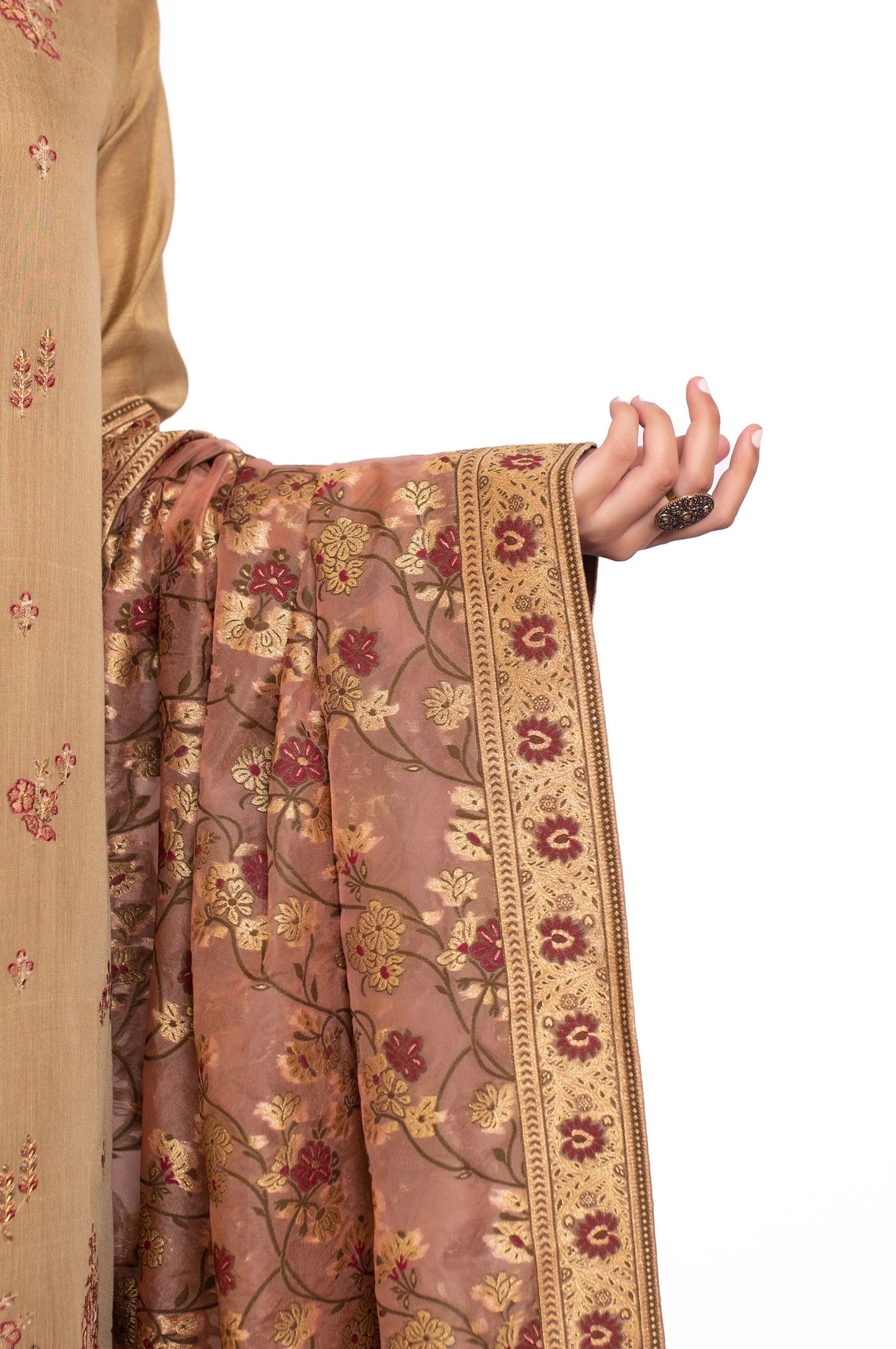 3 Piece Unstitched Embroidered Staple Mysuri Suit