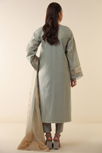 Unstitched 3 Piece Embroidered Mysuri Suit