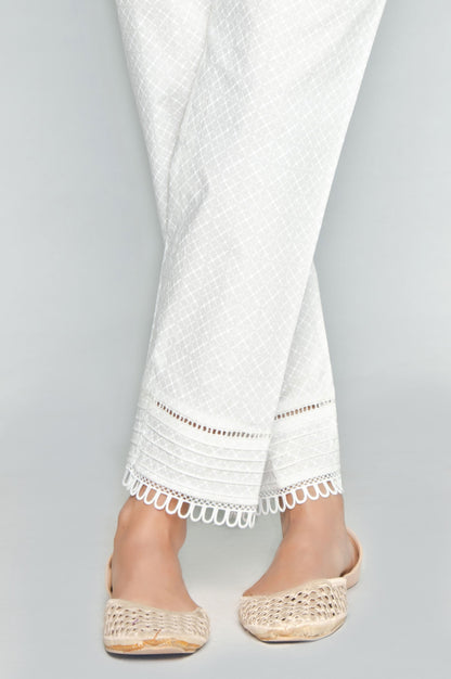 Embroidered Cigarette Pants