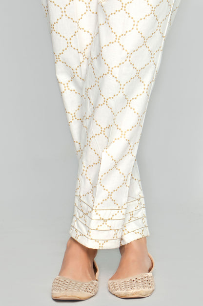 Embroidered Cigarette Pants