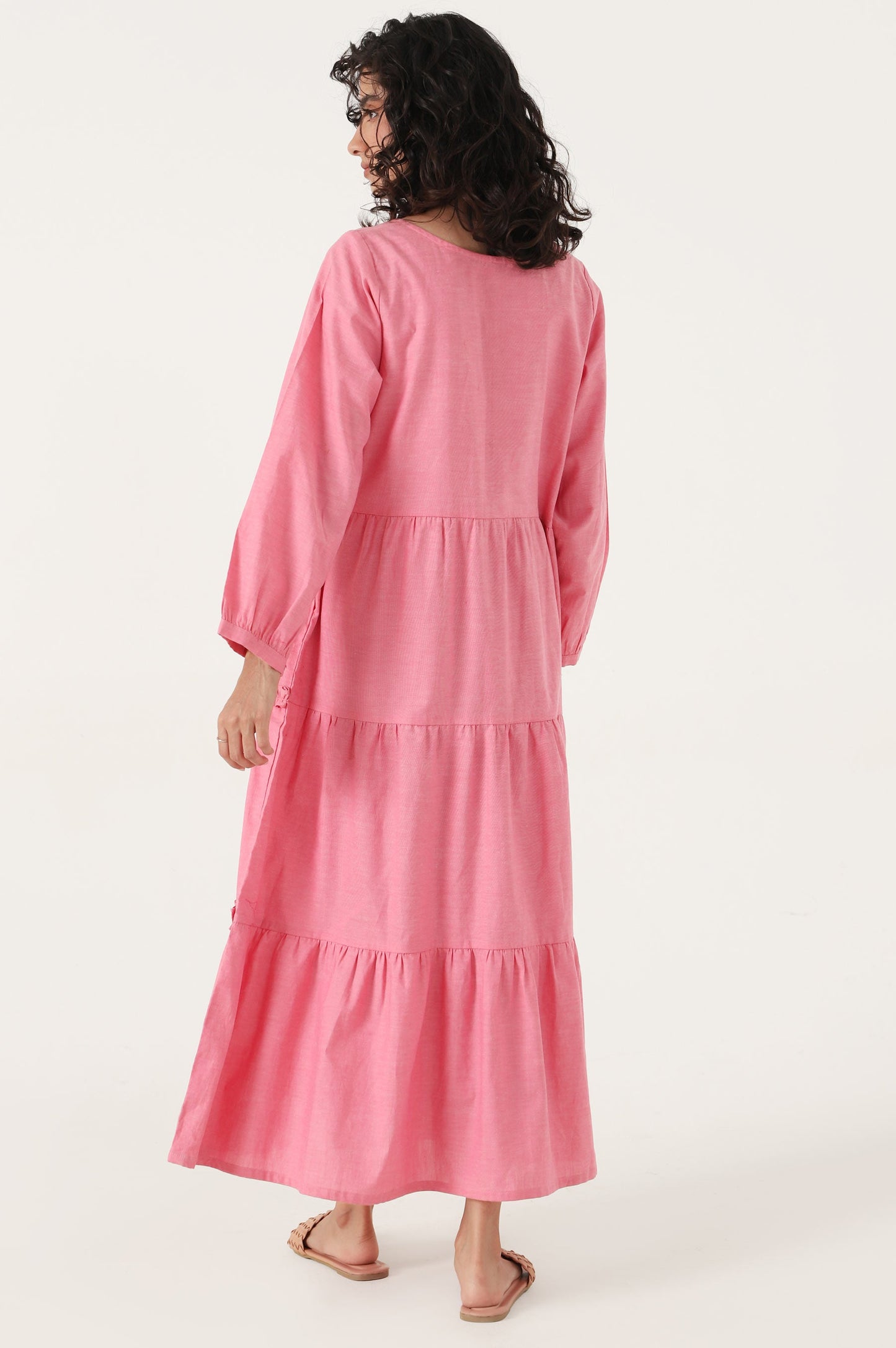 Stitched 1 Piece Yarn dyed Dress