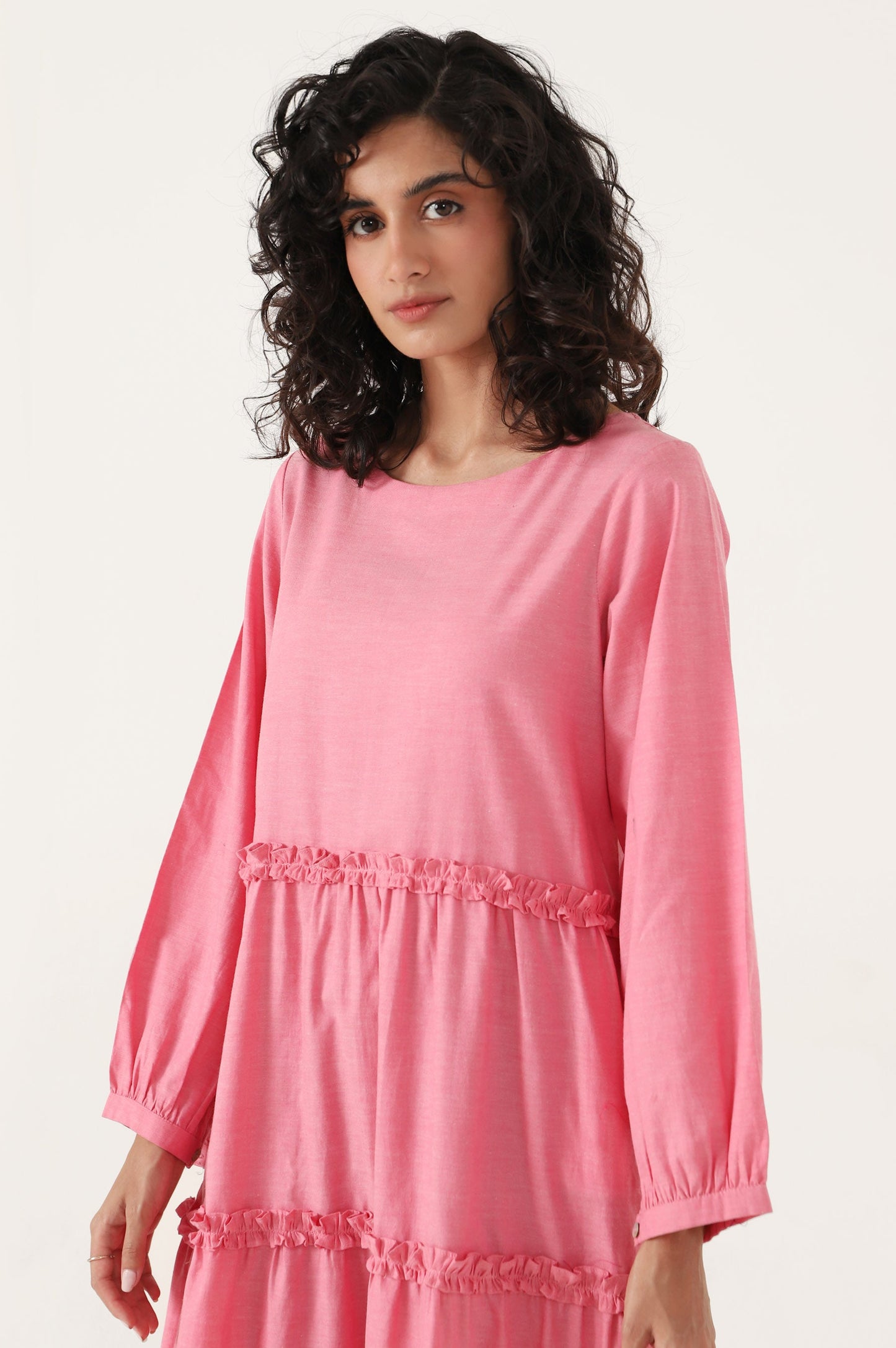 Stitched 1 Piece Yarn dyed Dress