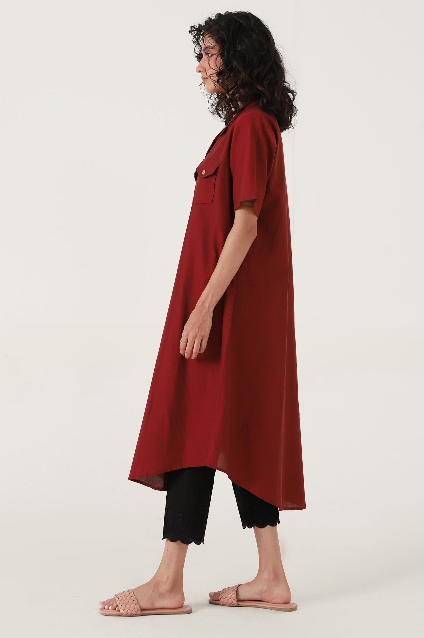 Stitched 1 Piece Yarn dyed Dress