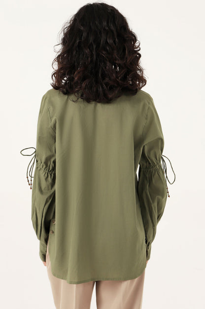 Stitched 1 Piece Cambric Printed Top