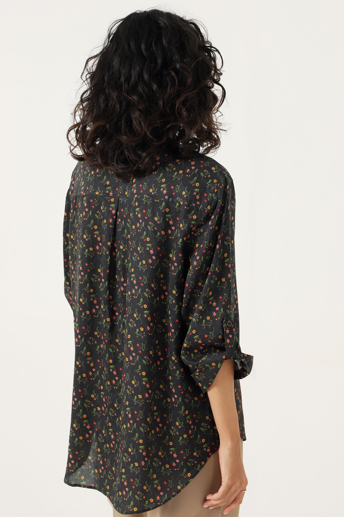 Stitched 1 Piece Tencel Printed Top