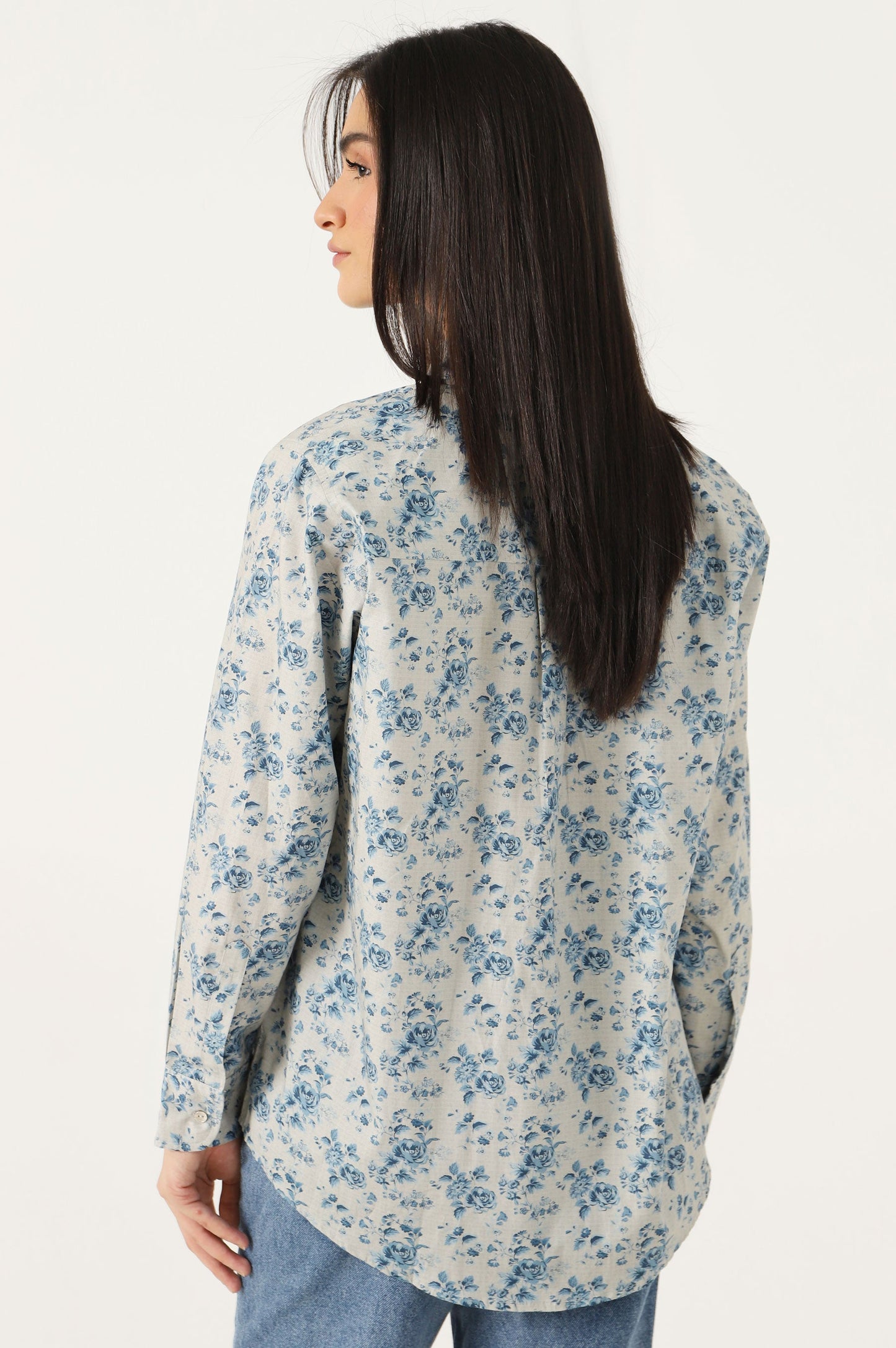 Stitched 1 Piece Tencel Printed Top