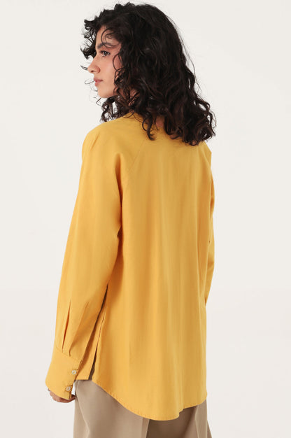 Stitched 1 Piece Yarn Dyed Printed Top