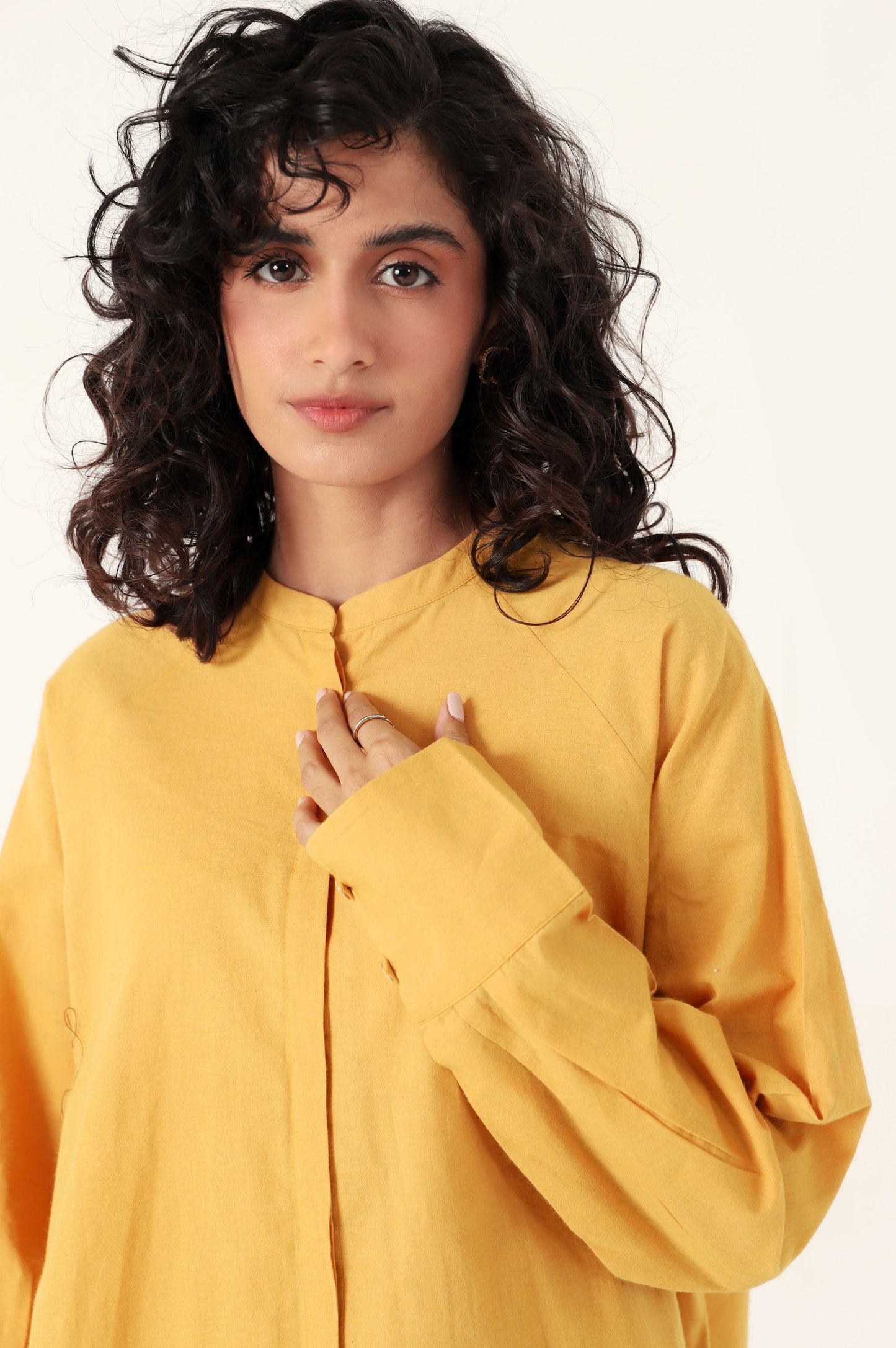 Stitched 1 Piece Yarn Dyed Printed Top