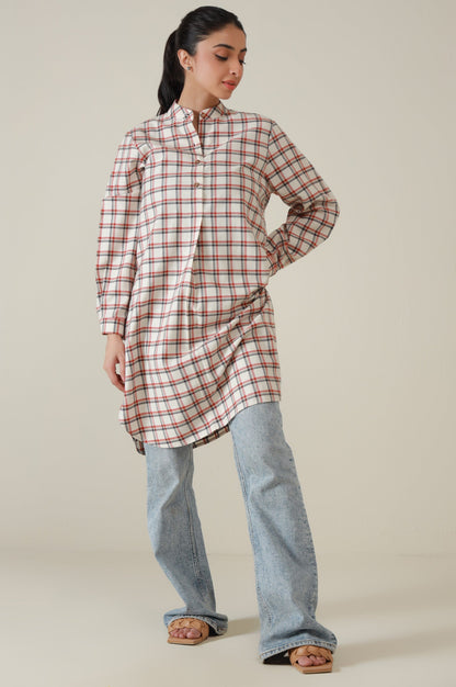 Western Top - Red/White