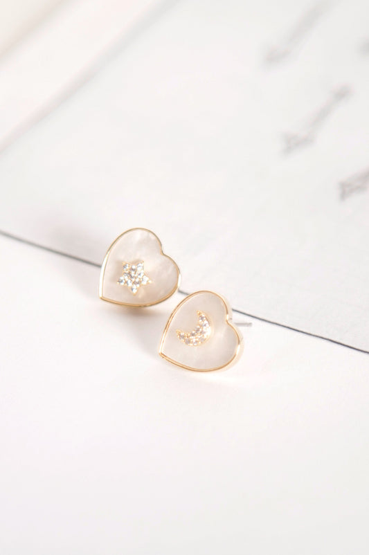Celestial Heart Earring