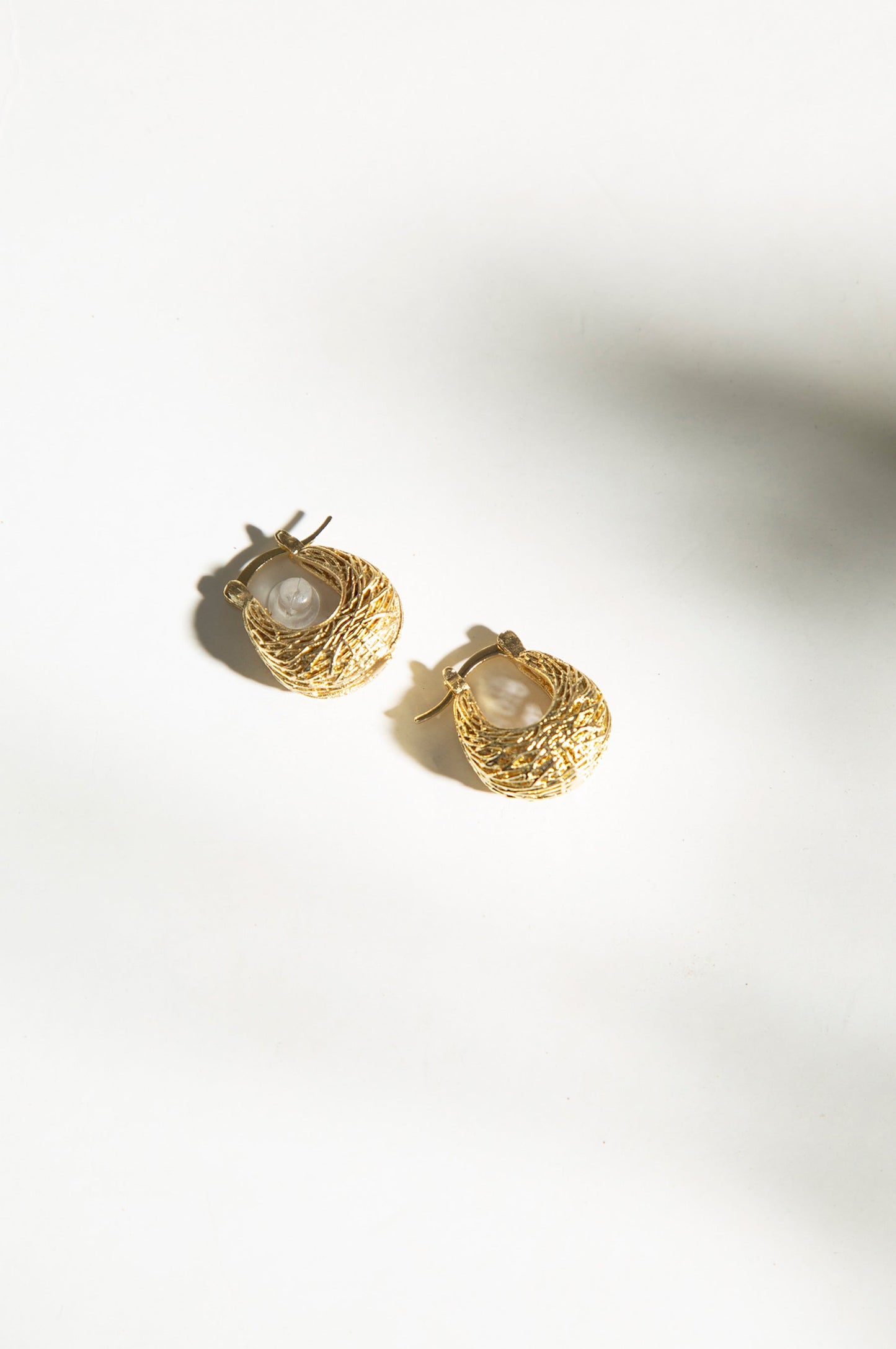 Golden Hoop Earrings