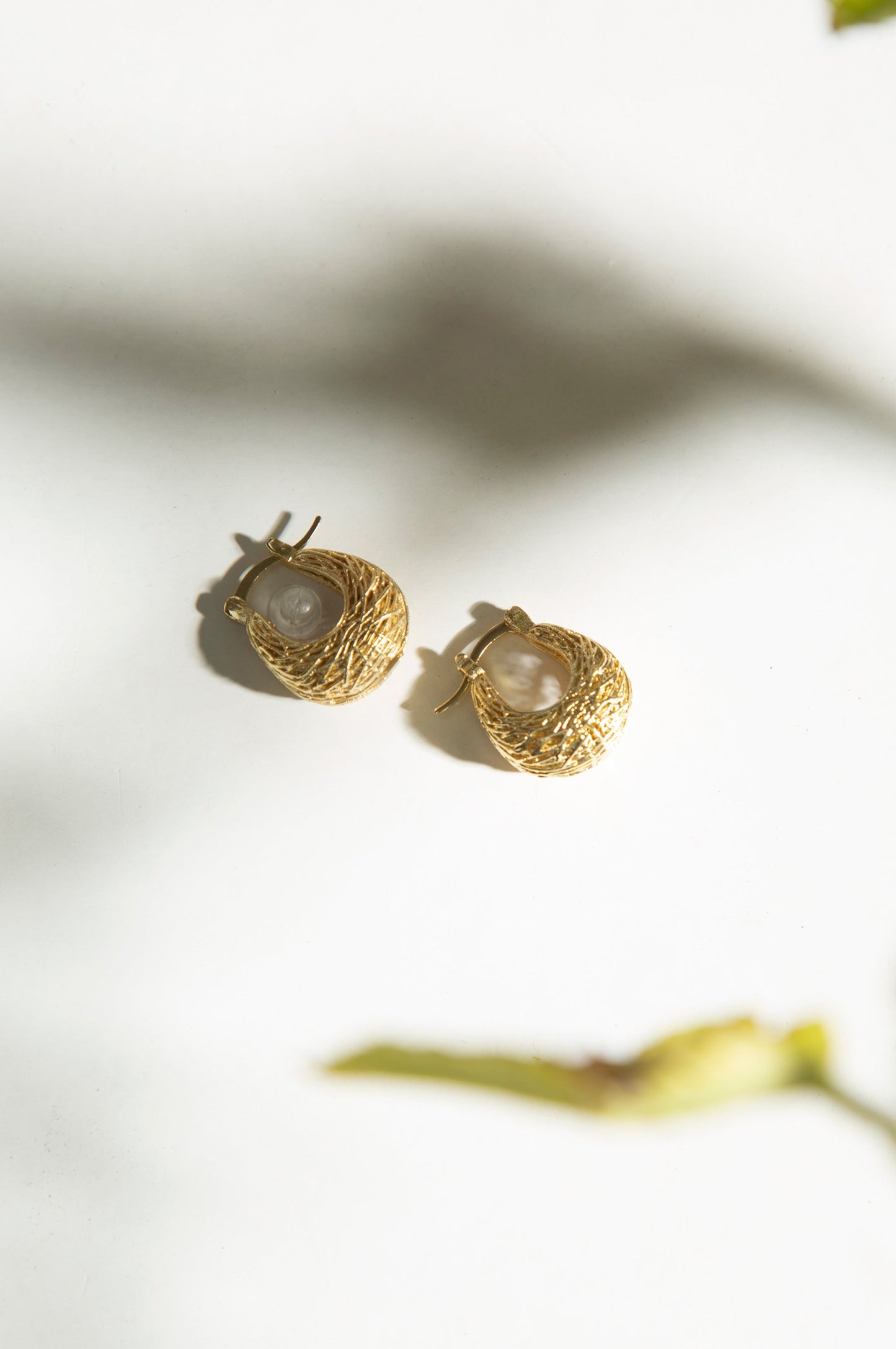 Golden Hoop Earrings