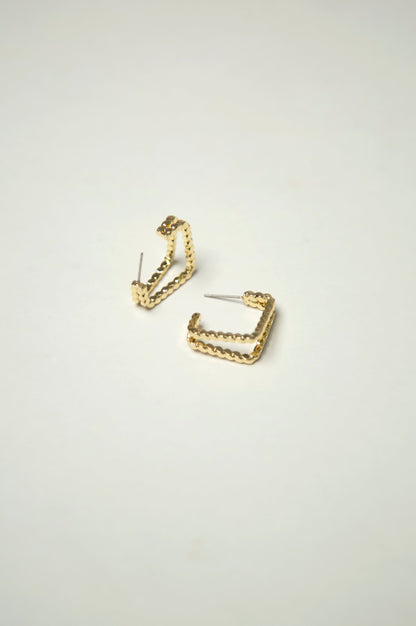 Golden Hoop style Earrings