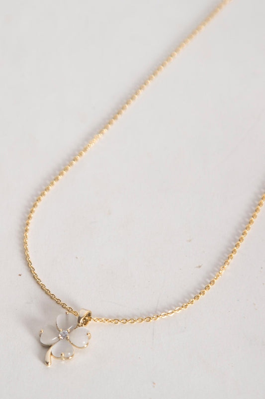 Moonstone Floral Necklace