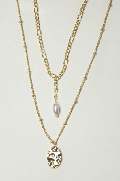 Golden Double Chain Necklace