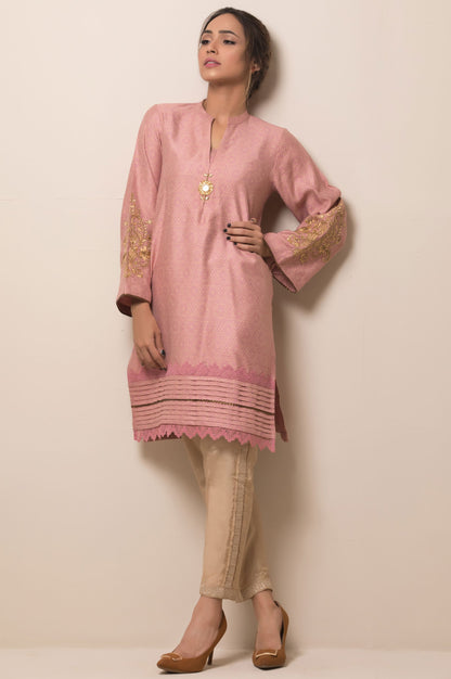 Stitched 1 Piece Cotton Jacquard Shirt