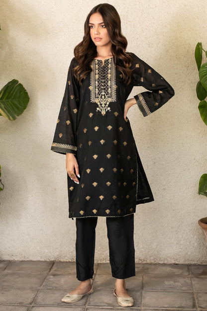 Stitched 1 Piece Jacquard Embroidered Shirt