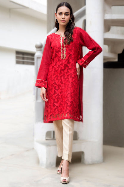 Stitched 1 Piece Jacquard Embroidered Suit