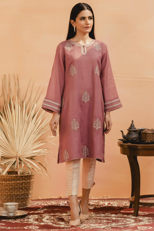 Stitched 1 Piece Maysori Nat Embroidered Shirt