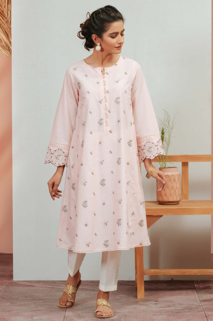 Stitched 1 Piece Cambric Embroidered Shirt