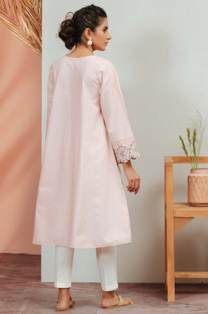 Stitched 1 Piece Cambric Embroidered Shirt