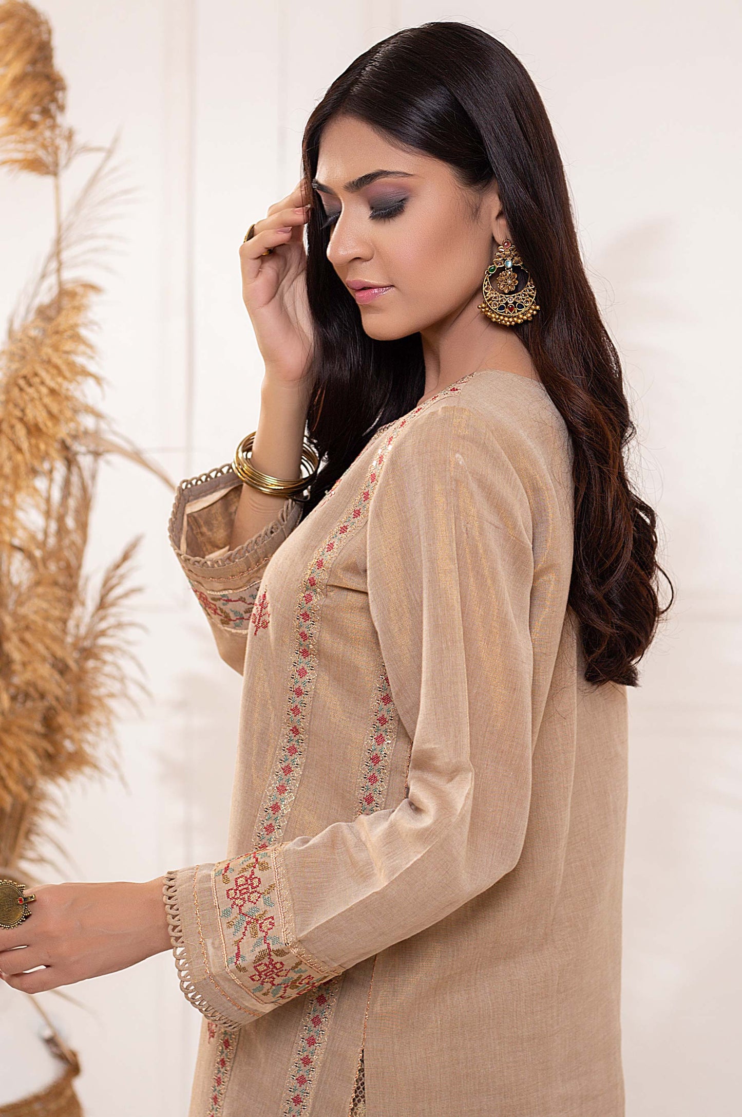 Stitched 1 Piece Mysuri Embroidered Shirt