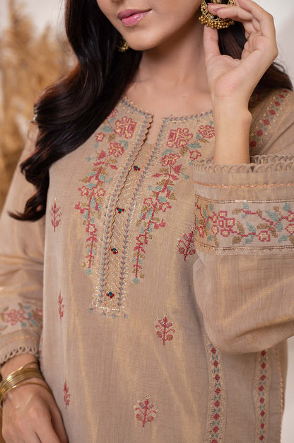 Stitched 1 Piece Mysuri Embroidered Shirt