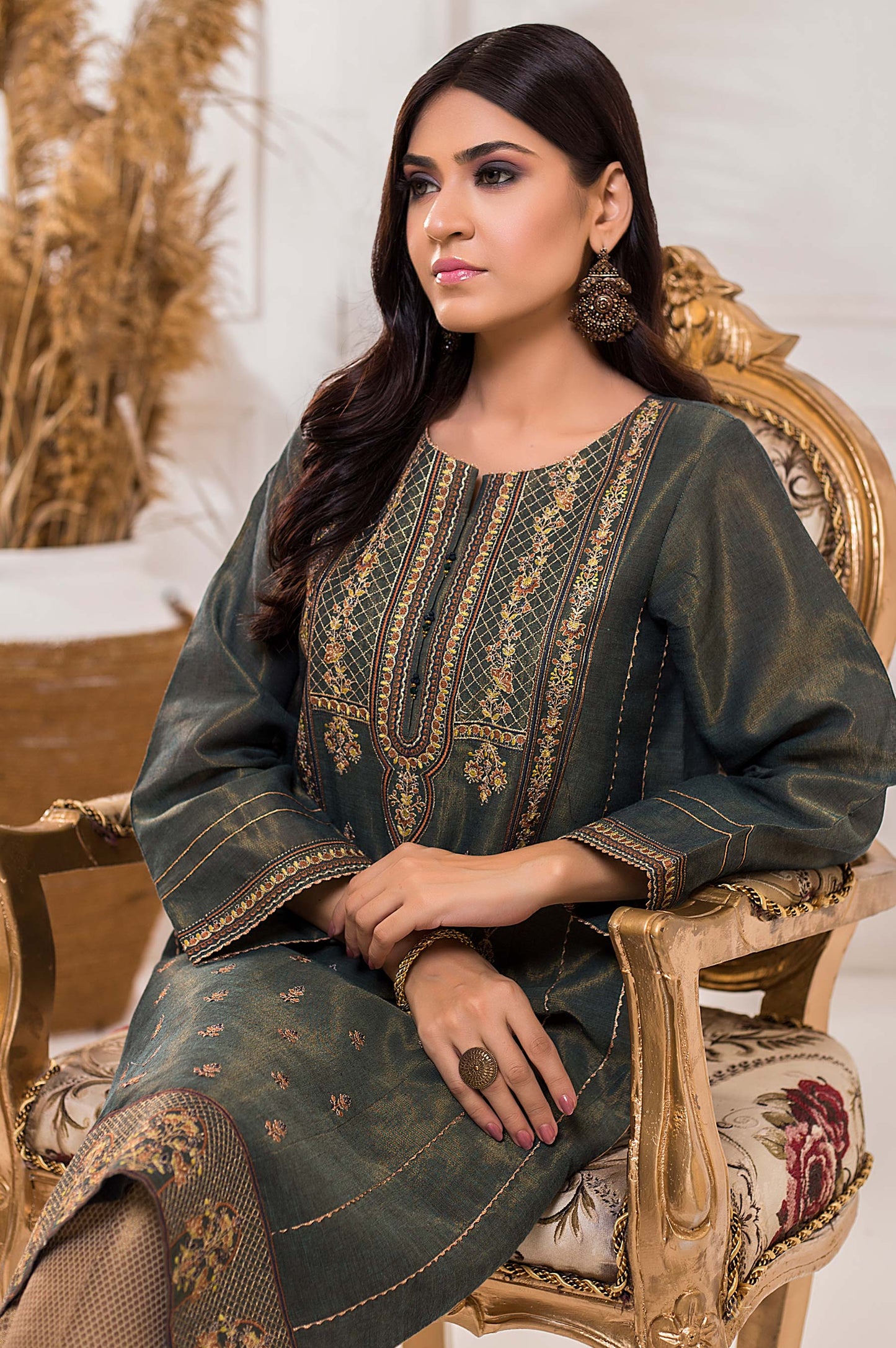 Stitched 1 Piece Mysuri Embroidered Shirt